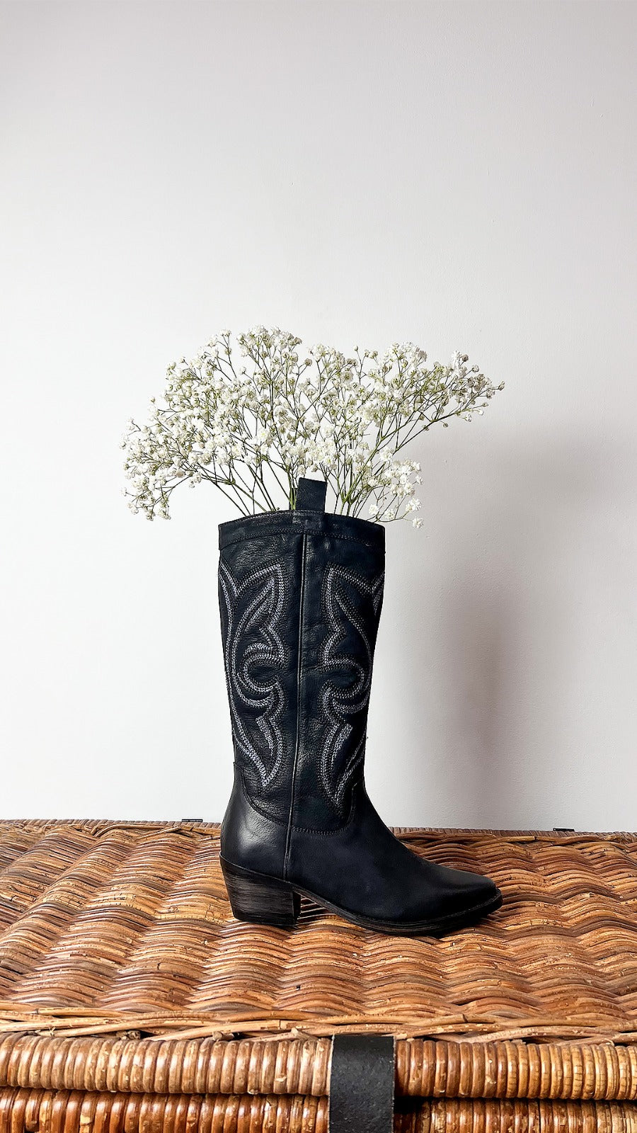 CORALBLUE texano con ricamo