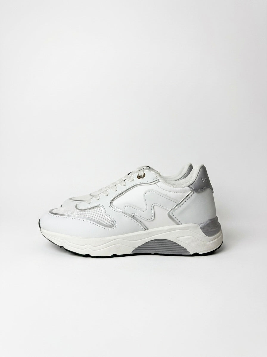 MANILA GRACE SNEAKERS BIANCA/ARGENTO