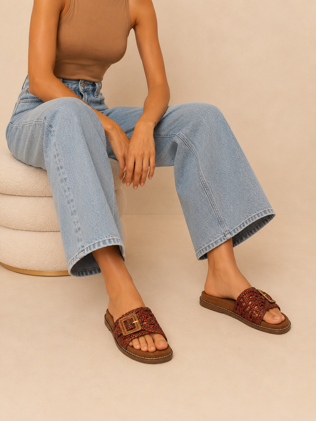 EKP SANDALI SCALZATI CON STRASS