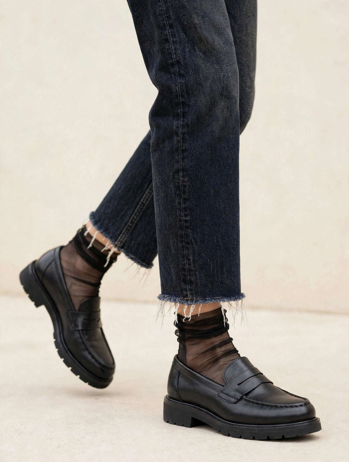 CINZIA SOFT MOCASSINO NERO IN PELLE