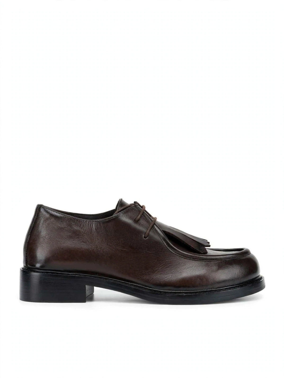 TAJ SCARPA STRINGATA IN VERA PELLE
