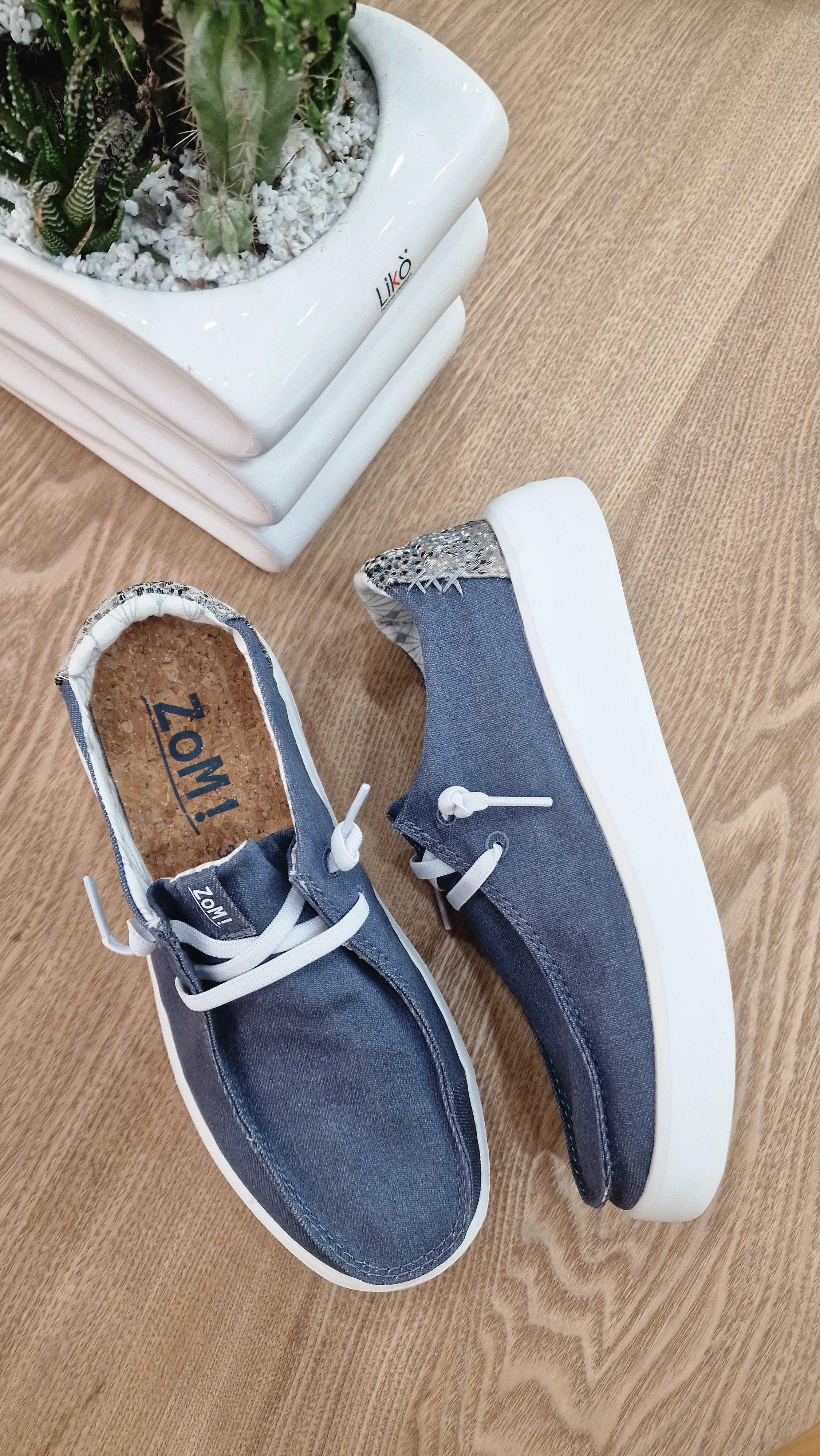 Zom! Slip on denim