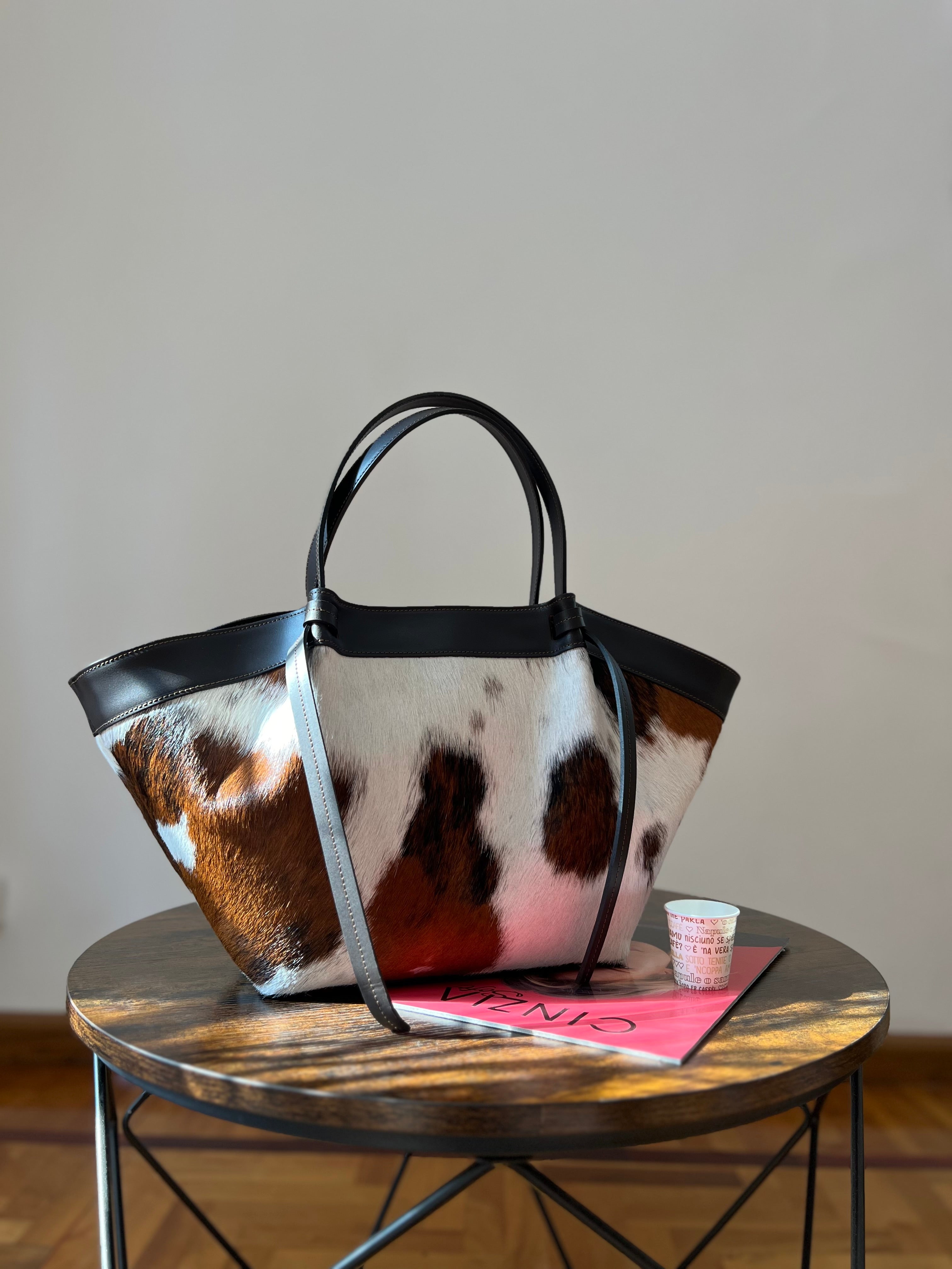 BORSA MAXI IN CAVALLINO