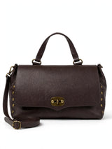 BORSA POSTINA GRANDE IN VERA PELLE