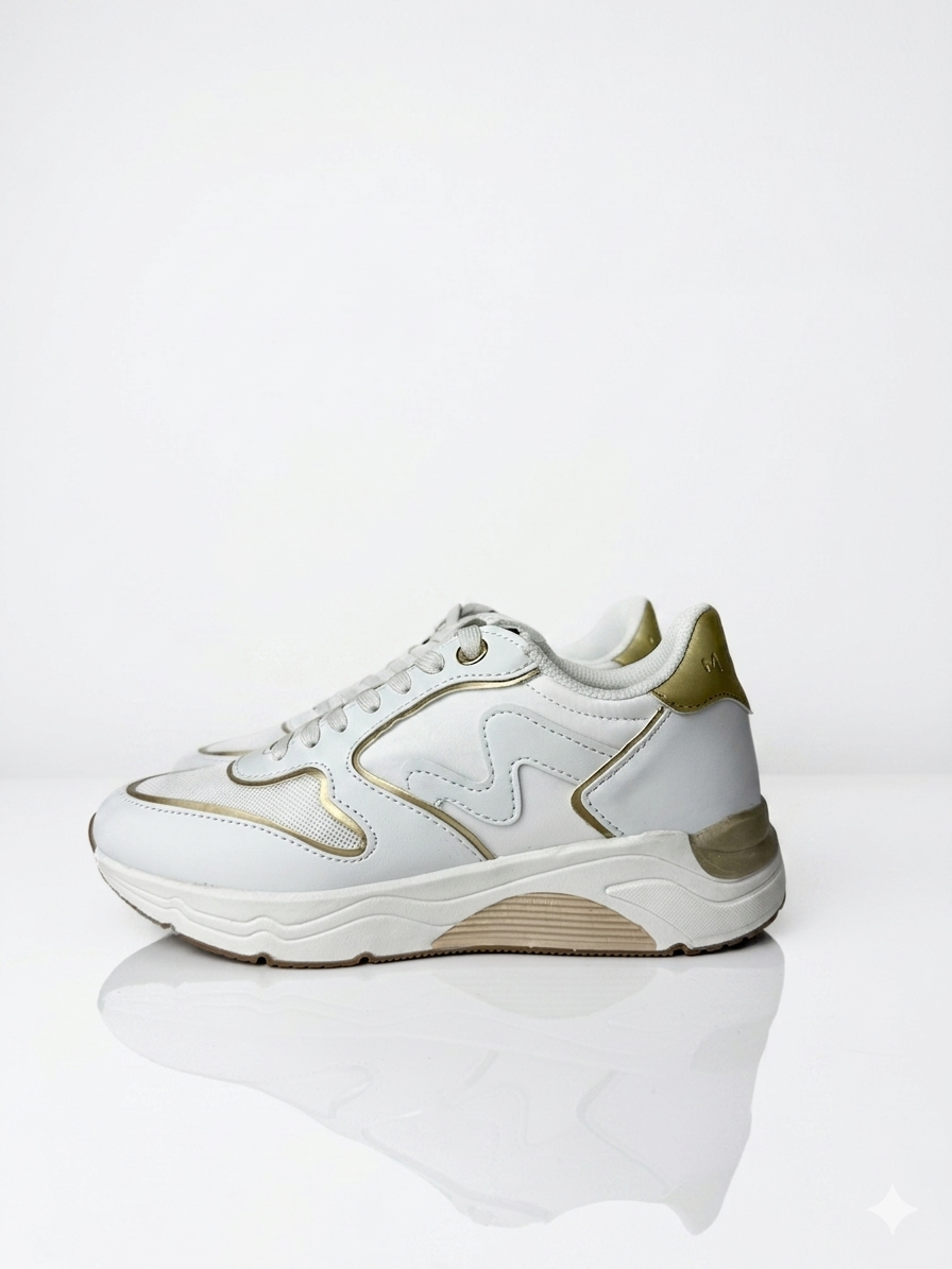 MANILA GRACE SNEAKERS BIANCA/ORO