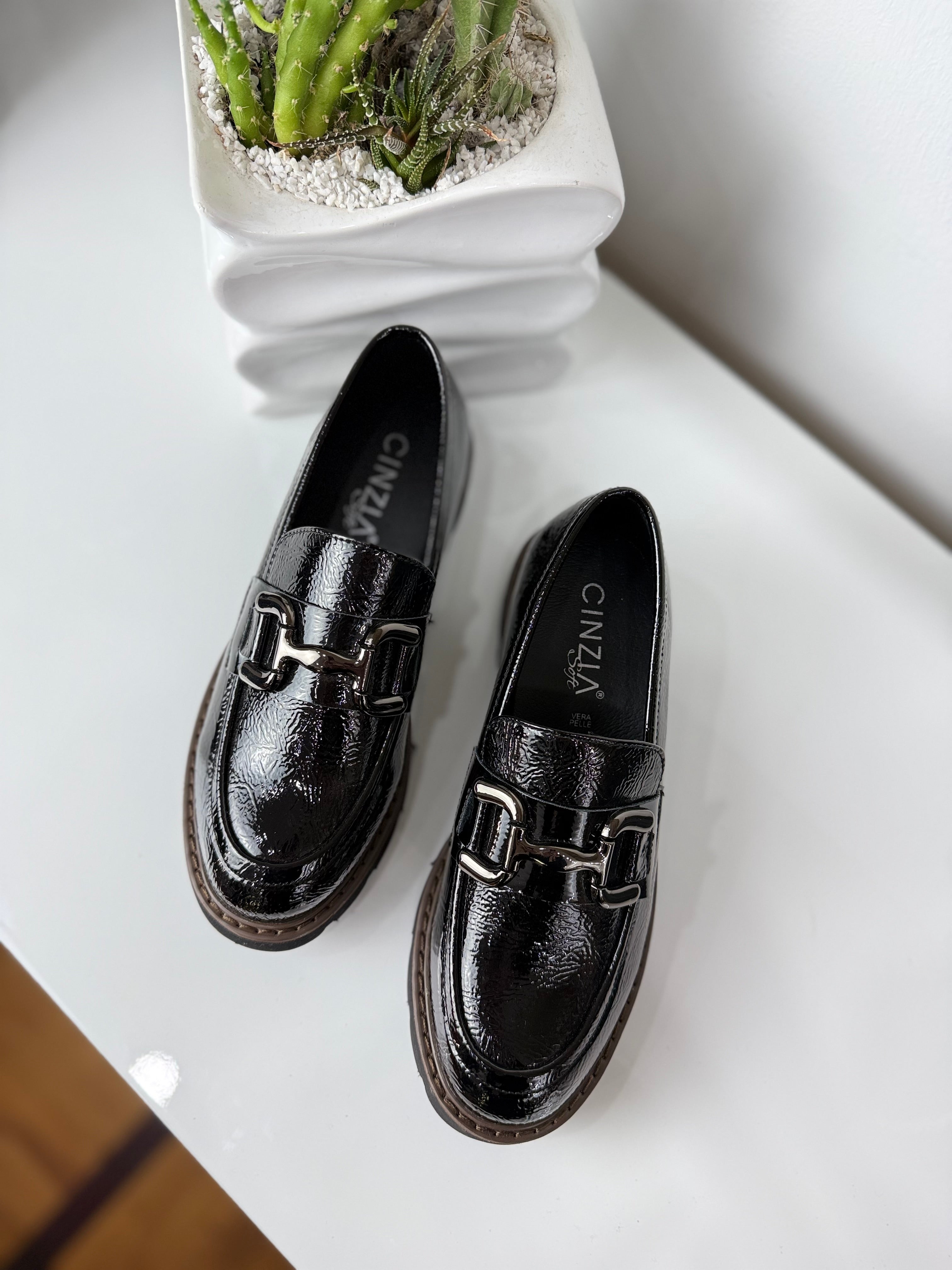 CINZIA SOFT MOCASSINO LUCIDO