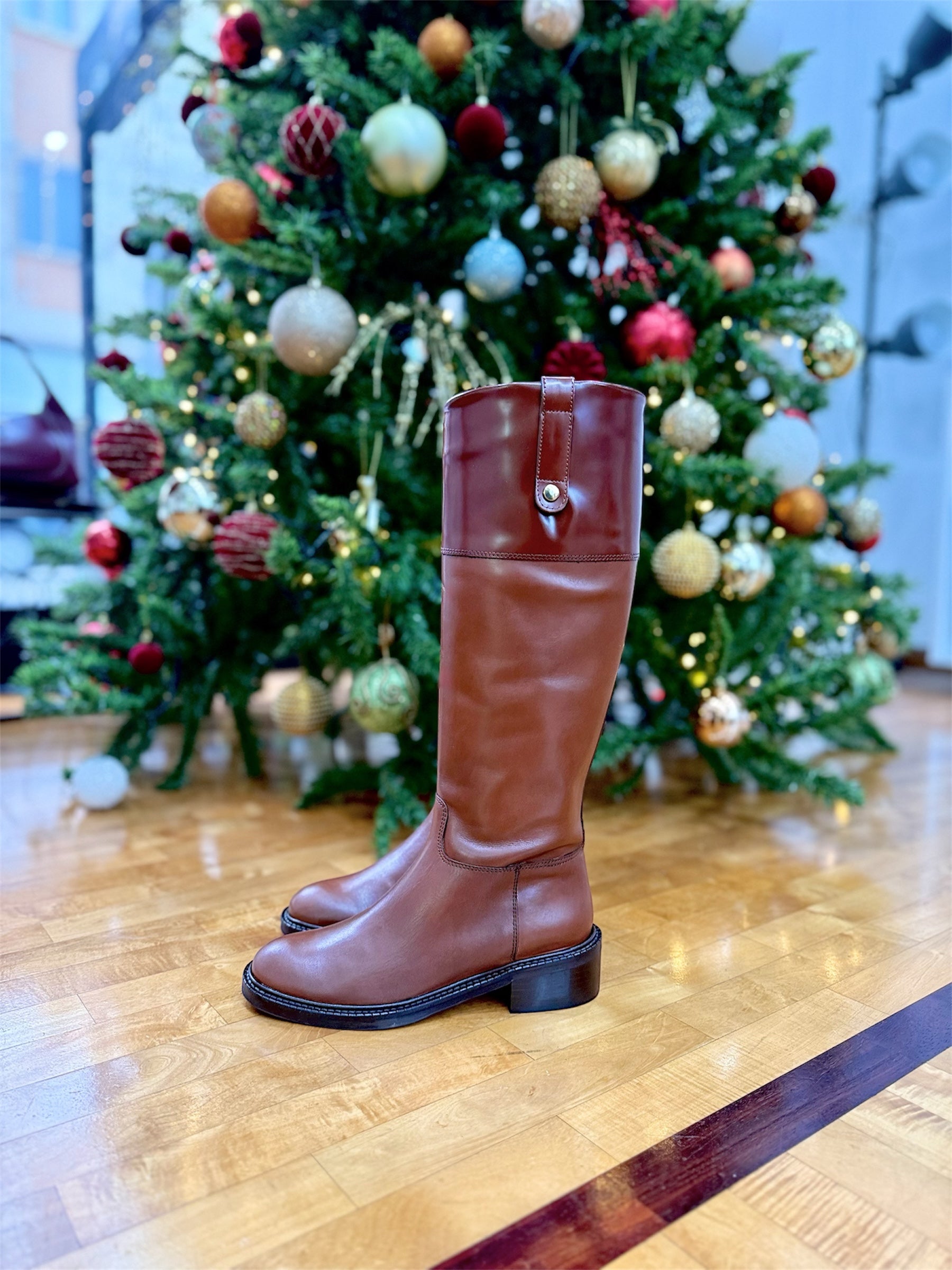 MINELLI STIVALI CUOIO