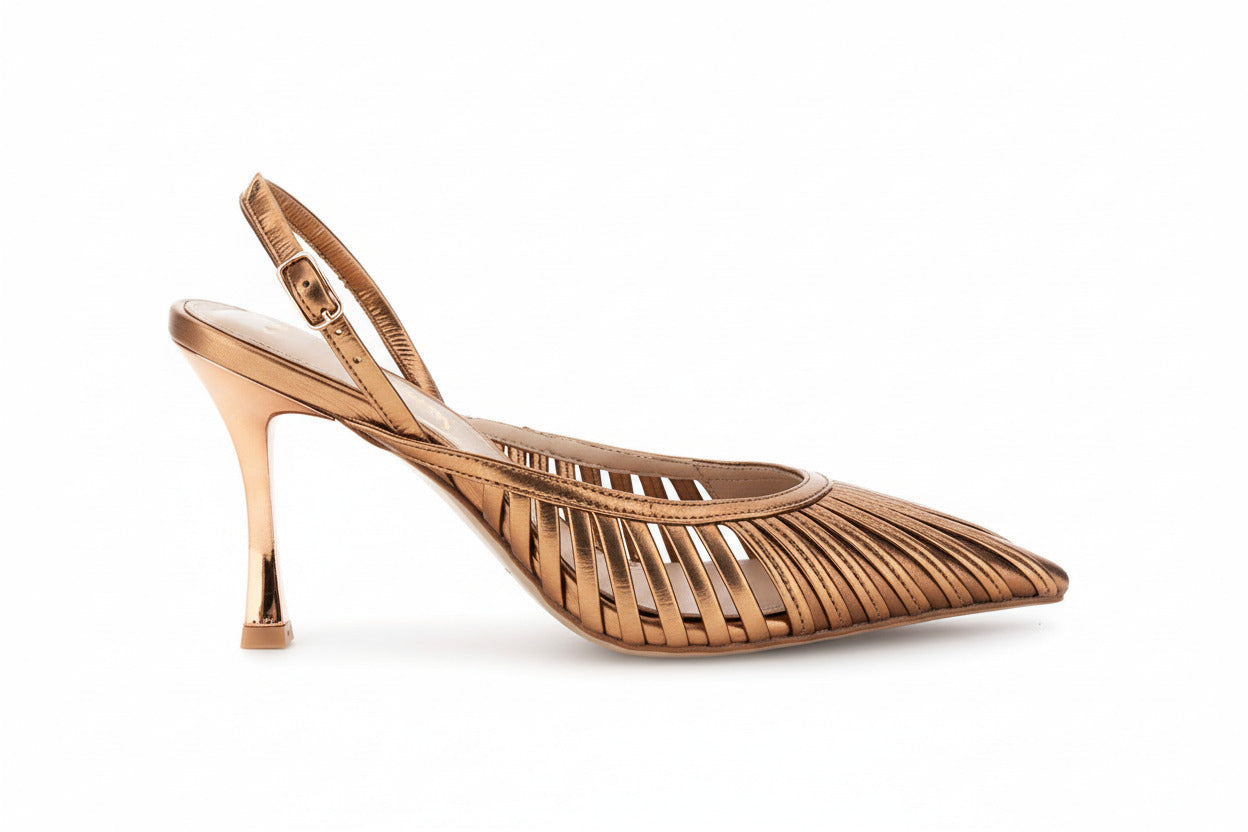 CAFèNOIR DÉCOLLÉTÉ SLINGBACK BRONZO