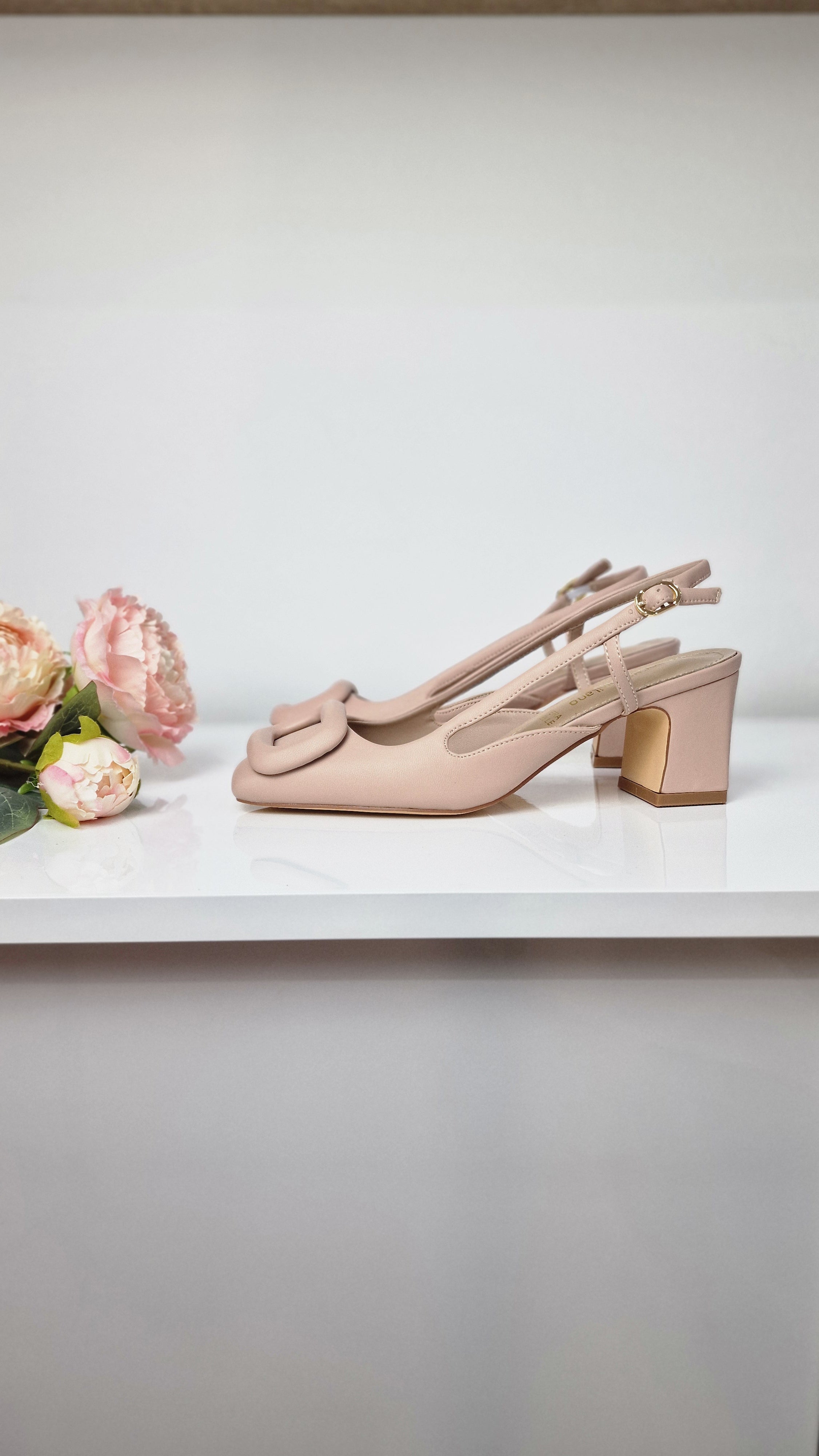 FRANCESCO MILANO slingback nude