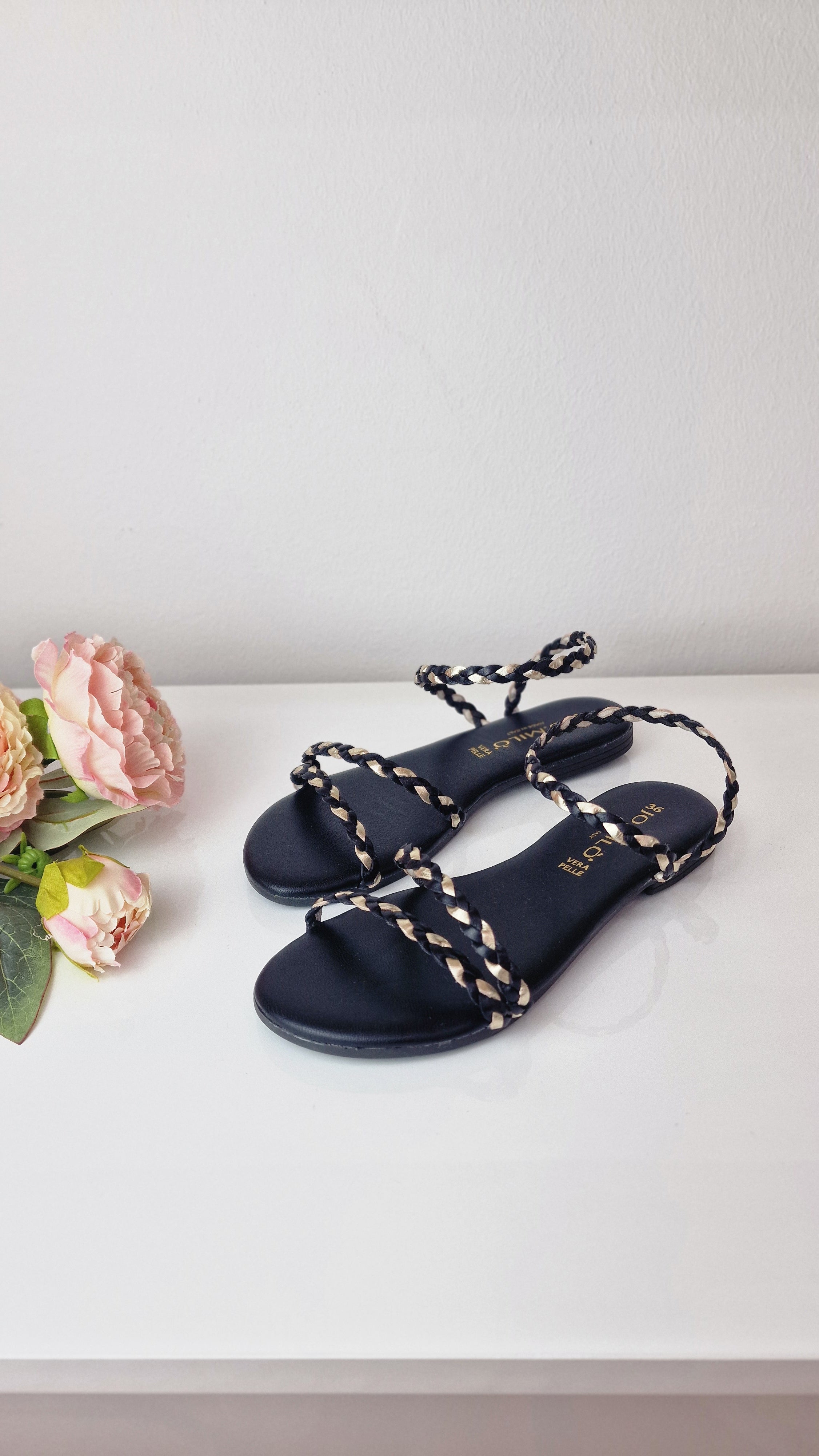 JOMILÒ SANDALI NERI