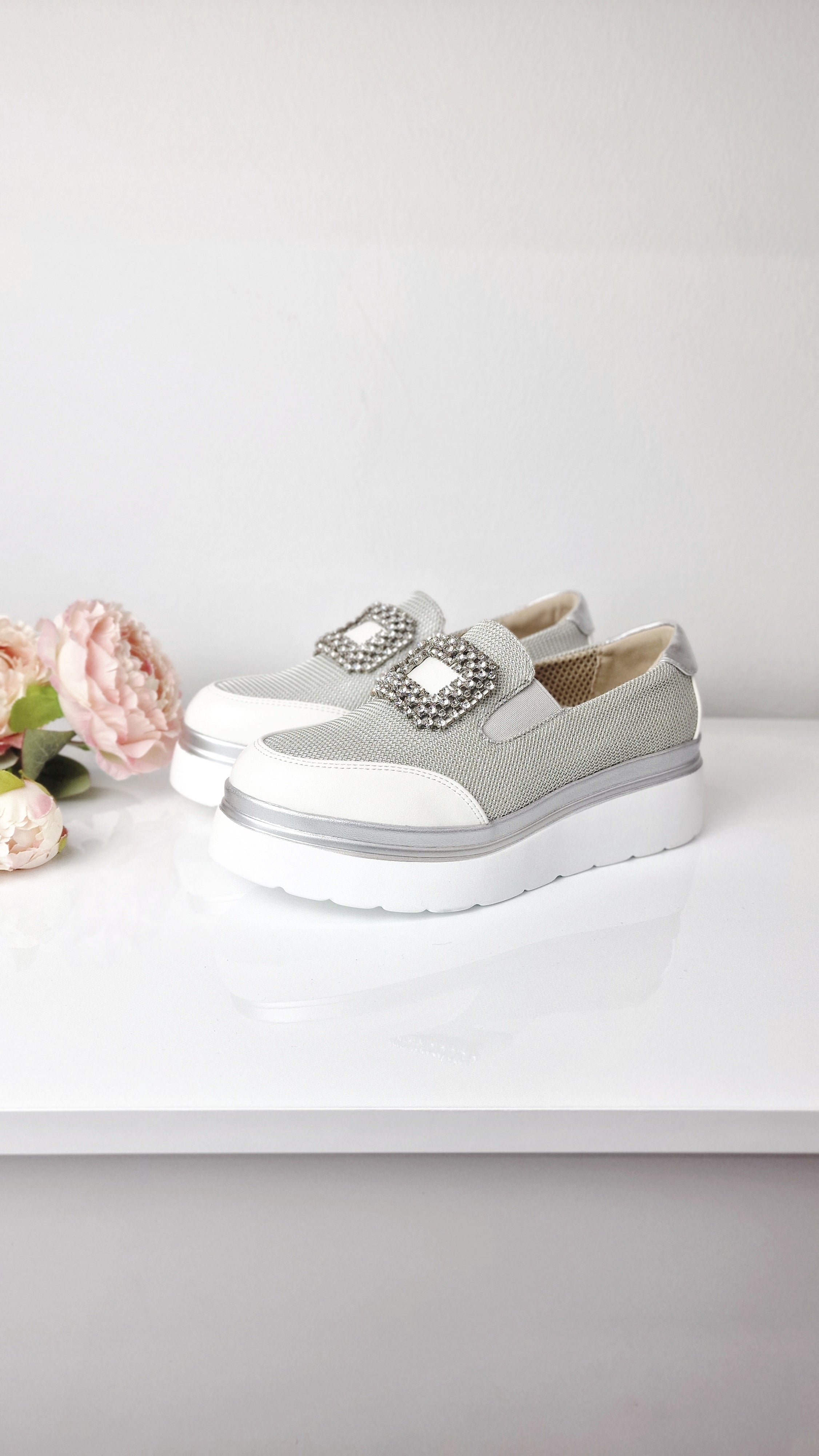 CINZIA SOFT SLIP ON ARGENTO